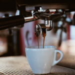 espresso in the making
